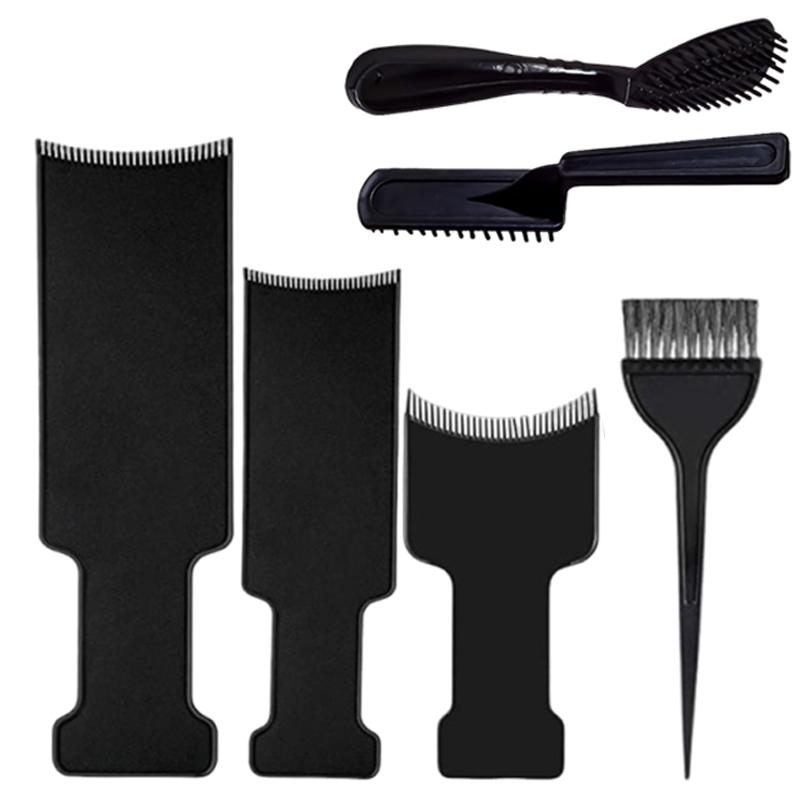 Professional Salon Hair Highlight Dyeing Board Plate Coloring Brush Comb Barber Hairdresser Styling Design Hair Styling Tools