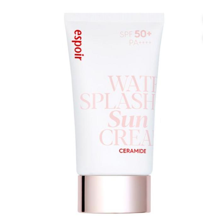 

Espoir Water Splash Ceramide Sunscreen SPF50+ PA++++ 60ml – Hydrating UV Protection Sun Cream 1 ea