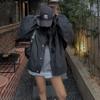 Stand Collar Denim Jackets for Men and Women, Autumn and Winter Loose Workwear Tops, Korean Style Trendy Couple Jackets