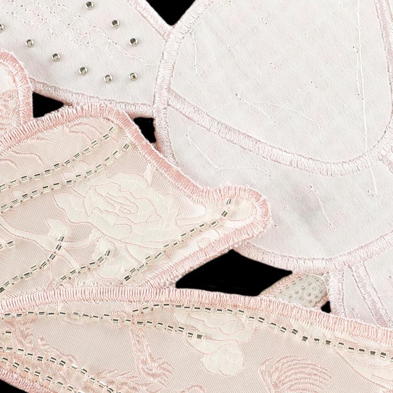 Mesh Bow Lace Embroidery Sticker Diy Hand Account Accessories Wedding Dress Accessories Brooch Hair Accessories National Style Cloth Sticker