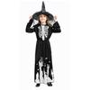 Glow in The Dark Witch Costume Halloween Cosplay Outfit for Kids Unisex Party Performance Robe for Halloween Parties And Festivals