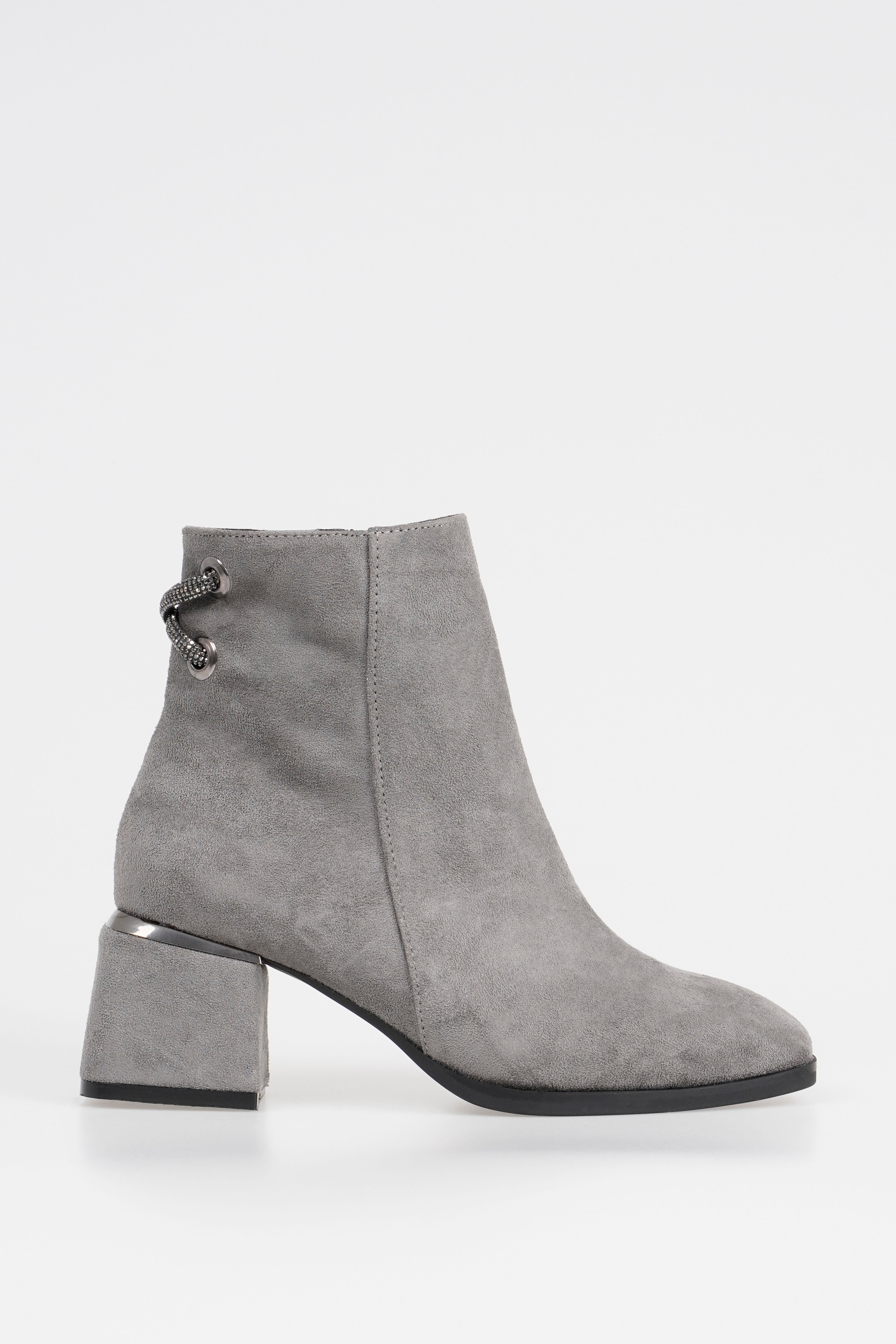 

Женские ботильоны Callizio из веганской кожи с круглым носком сзади, кружевом и металлическим каблуком, элегантная зимняя обувь ручной работы на молнии 39 очистить бежевого