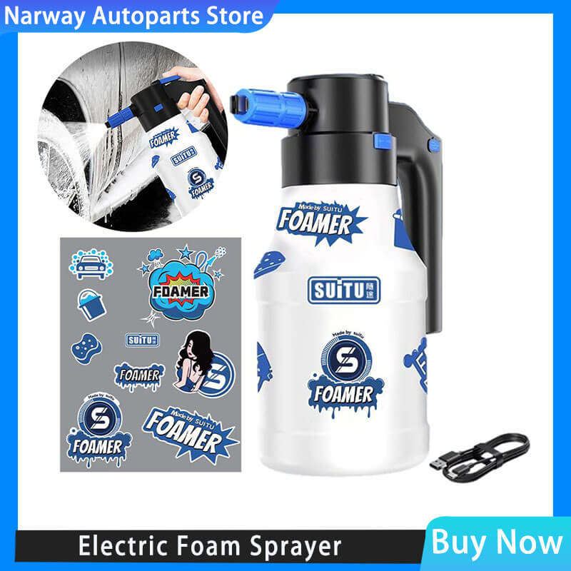 

Electric Foam Sprayer Foaming Pump Sprayer Car Wash Watering Can USB Rechargeable Home Snow Foam Blaster Water Sprayer