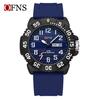 OFNS 1303 High-end Electronic Double Calendar Quartz Watch Fashion Trend Men's Watch Digital Waterproof Wristwatch