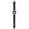 Sun Flame Co. Ltd. Watch J-Axis Sanrio Rubber Big Face Kuromi CR3C0008-KUB Ladies Black