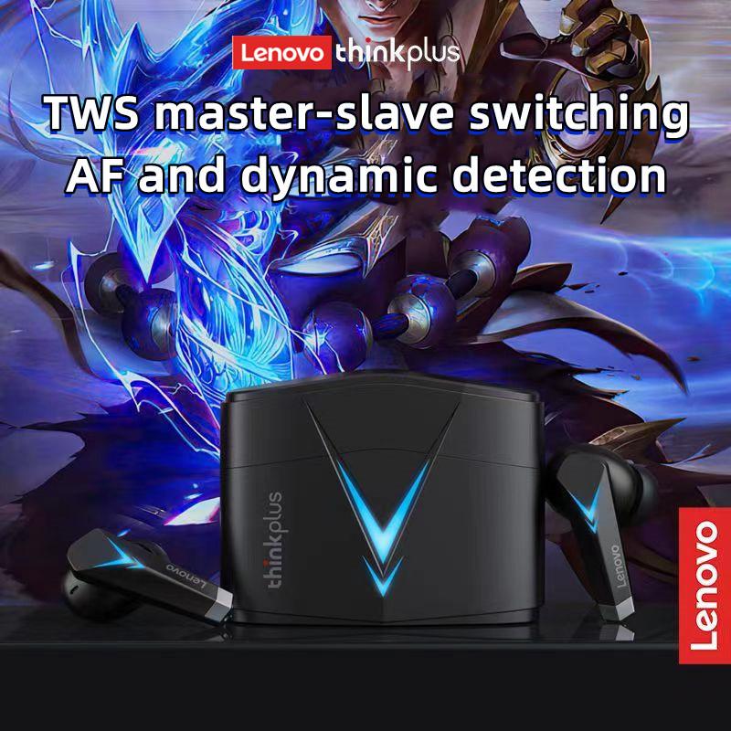 Nya Lenovo LP6 TWS spelhörlurar Nya trådlösa Buletooth-hörlurar med brusreducering Dual Mode Headset för e-sportspel Musik