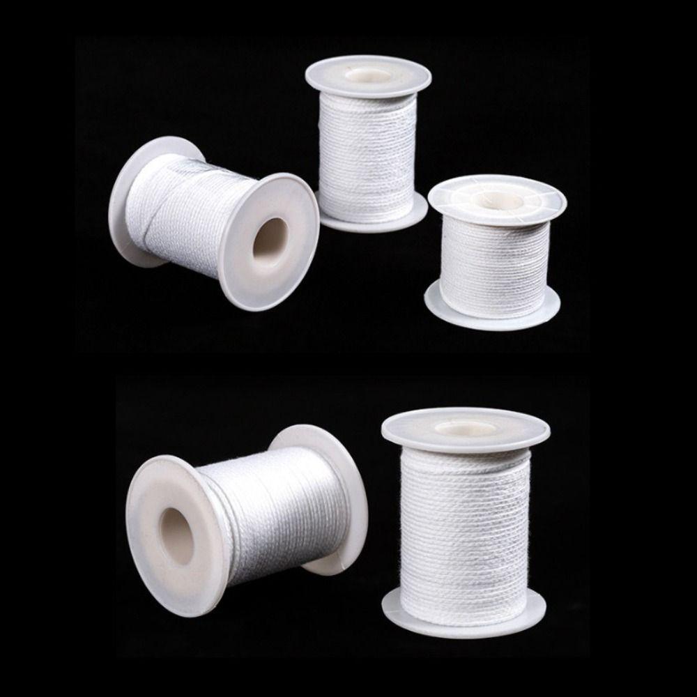 White Cotton Core 61 Meter/Roll Candle Handmade New Candle Core  Household