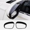 For Nissan Altima -2024 Bright black Rearview Mirror Rain Eyebrow Trim