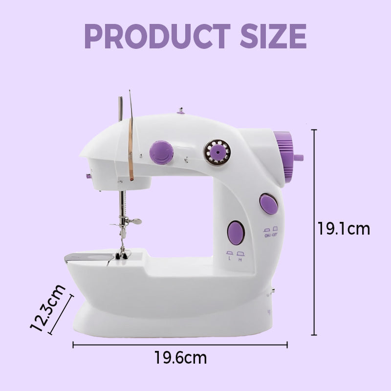 Household Sewing Machine Multi-Function Mini Portable Manual Sewing Machine With Foot Pedal For Beginner DIY Manual Tailor Craft
