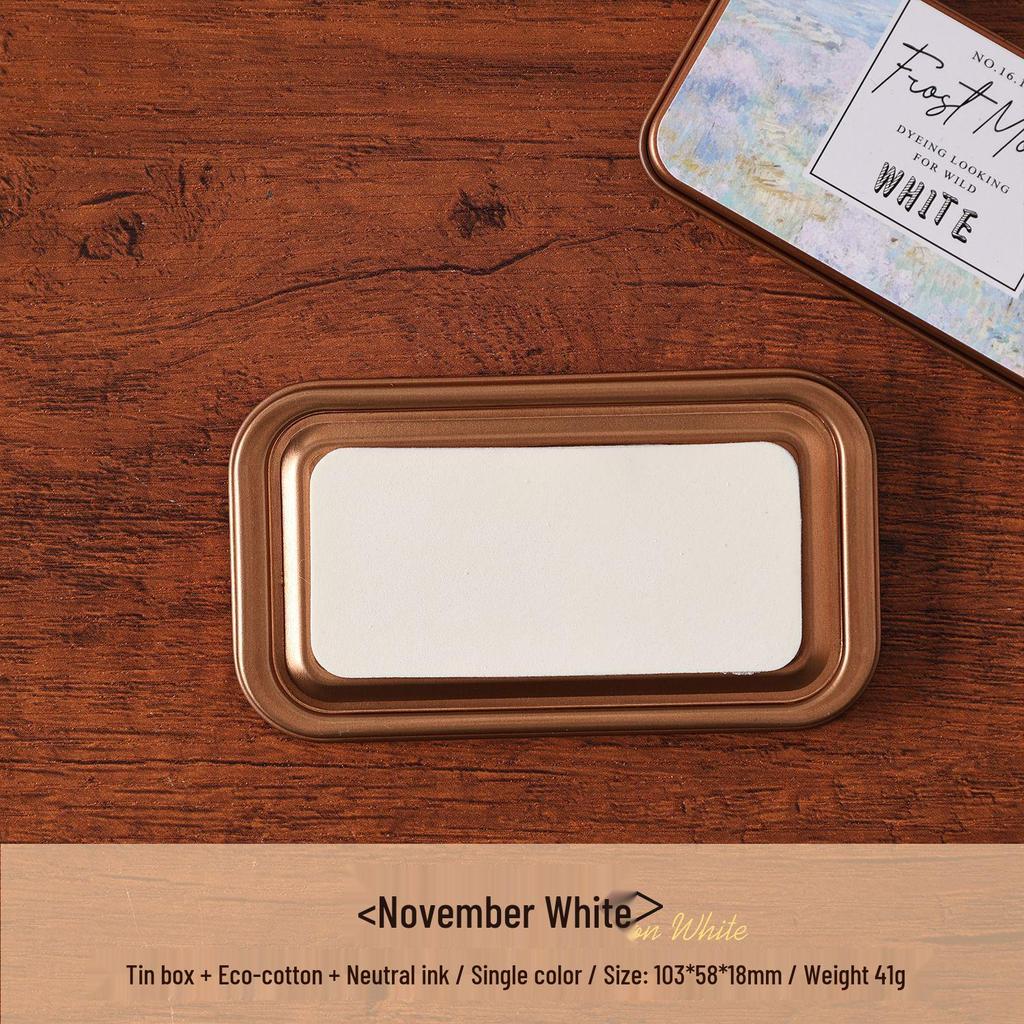 Tie-dye Wilderness Eco-Cotton Journal Ink Pad - Neutral Oil-Based Iron Box Ink Pad