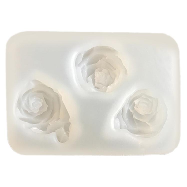 

3D Rose Flower Silicone Candle Molds for Epoxy Resin Candle Soap Gypsum Decoration Chocolate Fondant Silicone Molds