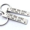 I Love You More The End I Win Funny Birthday Keychain A Personalised Gift for Him/Her Festive & Party Supplies WWO66