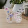 1pc Italian Butterfly Shaped Acrylic Sign Table Decor, Desktop Decoration for Home Farmhouse Living Room Church Fireplace Party, Gift  