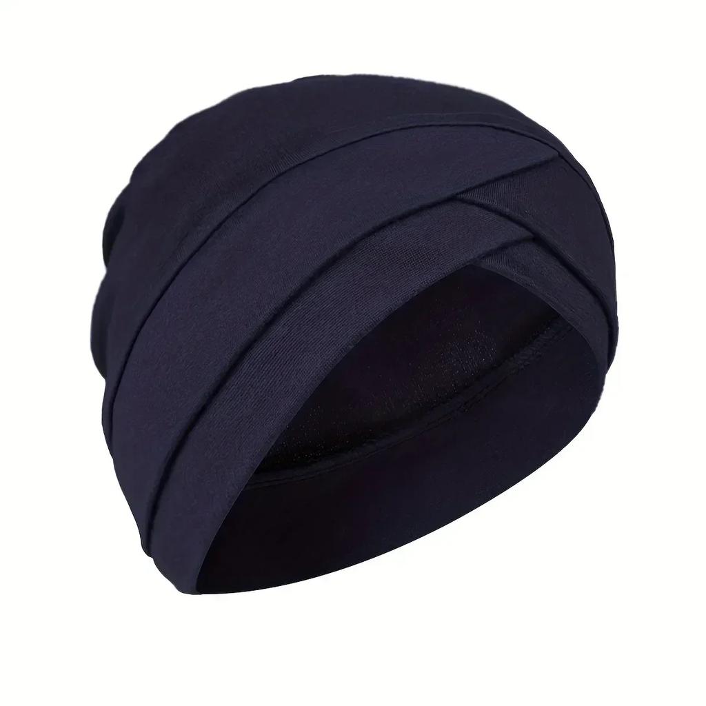 Women Sequin Knotted Turban Indian Hat Muslim Hijab Beanie Bonnet Hair Loss Headscarf Chemo Cap Headwear Bandanas Turbante Mujer