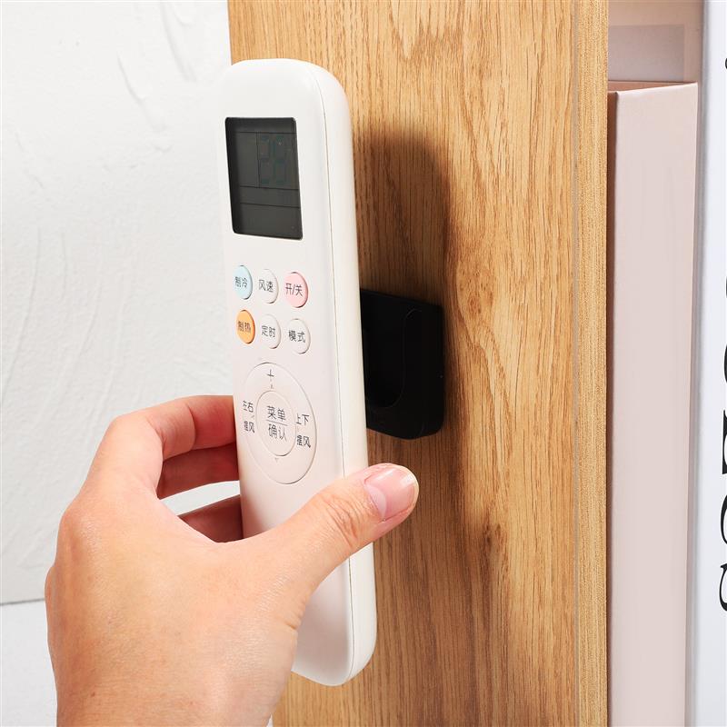 4 Sets Magnetic Hooks Wall Mount Strong Magnet Holder Anti-Lost Remote Control Storage Holder Fridge Sticker Home Organizer