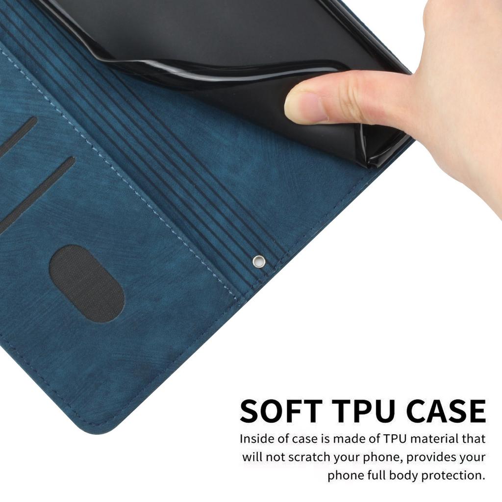 For TECNO Pova 6 Pro 5G/Li 9 Wholesale Phone Case Lines Imprint PU Leather Wallet Cover