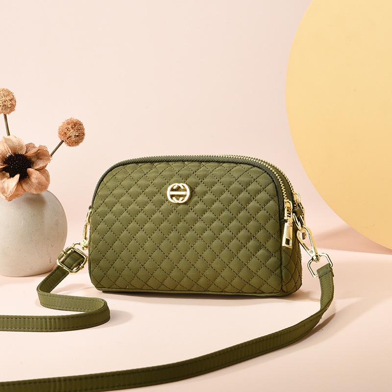 Women's Bag Oxford Cloth Mobile Phone Bag Women's Diamond Bag Mom Bag One Shoulder Messenger Bag Change Bag