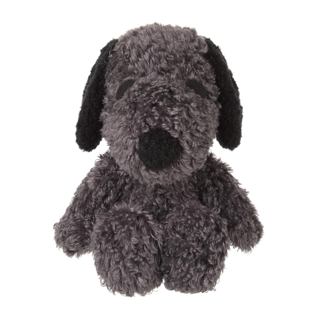 Sekiguchi Peanuts My Snoopy Plush H20 x W13 x D9cm Hello! Toy, Palm-Sized (Charcoal), 685769, Size Approx.