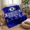 Chelsea Theme Blanket Soft Flannel Blanket Plush Throw Blanket Cozy Sofa Bed Blanket for Home Decor