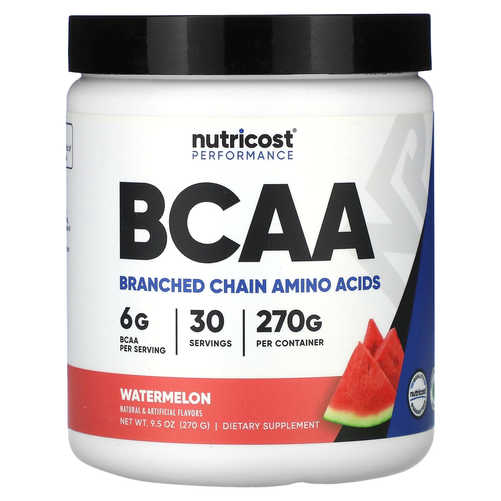 

Nutricost, Athletic Performance, BCAA, Watermelon, 9.5 oz (270 g)
