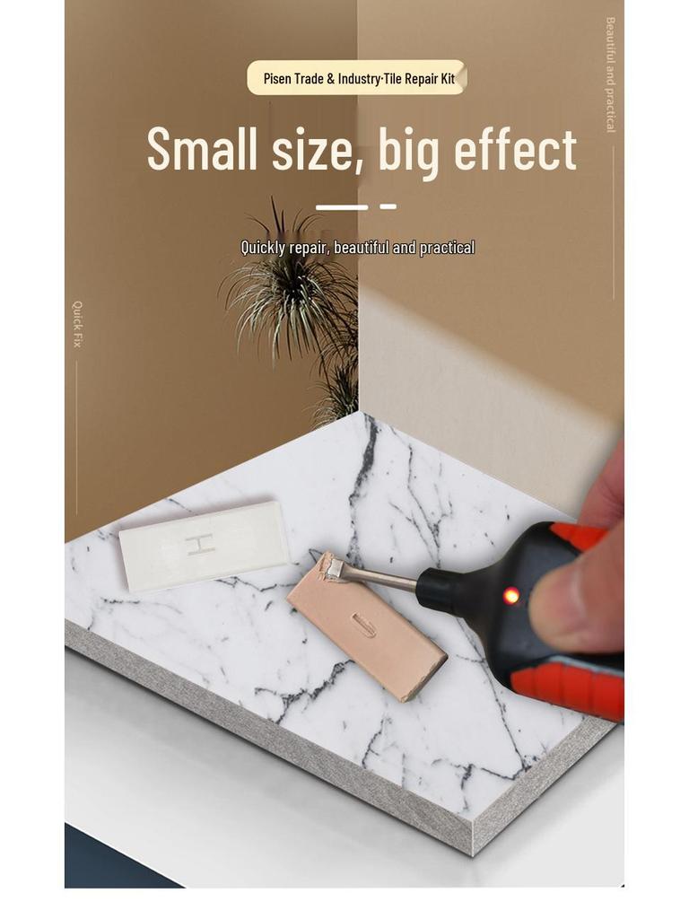 14-Piece Tile Repair Kit: Wax Filling Tool Set for Porcelain Walls