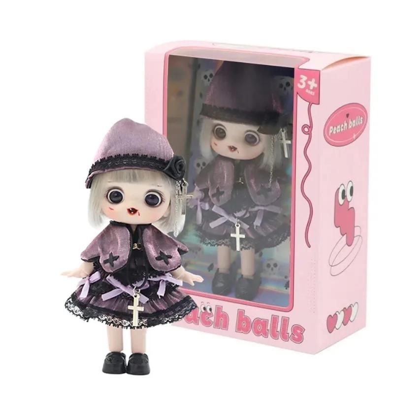 Original Halloween Limited Edition BJD Doll 5.5 Inch Joint Movable Body Dolls  with Clothes Vampire Cosplay Kid Birthday Gifts