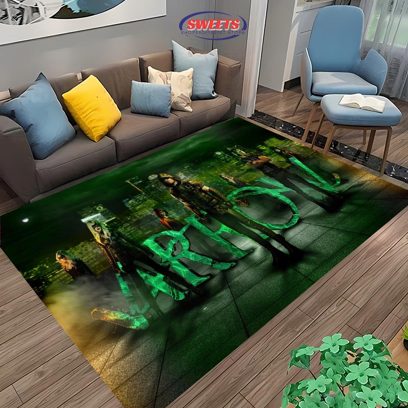 

Classic DC Green Arrow Carpet Non-slip Machine Washable Mat for Living Room Bedroom Office Kids Room 40x60cm (16x24in)