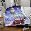 1Pc Magic Frozen Kingdom Blanket For Couch Bed Plush Cozy Fuzzy Blanket Super Soft Warm Blankets For Fall And Winter 091868