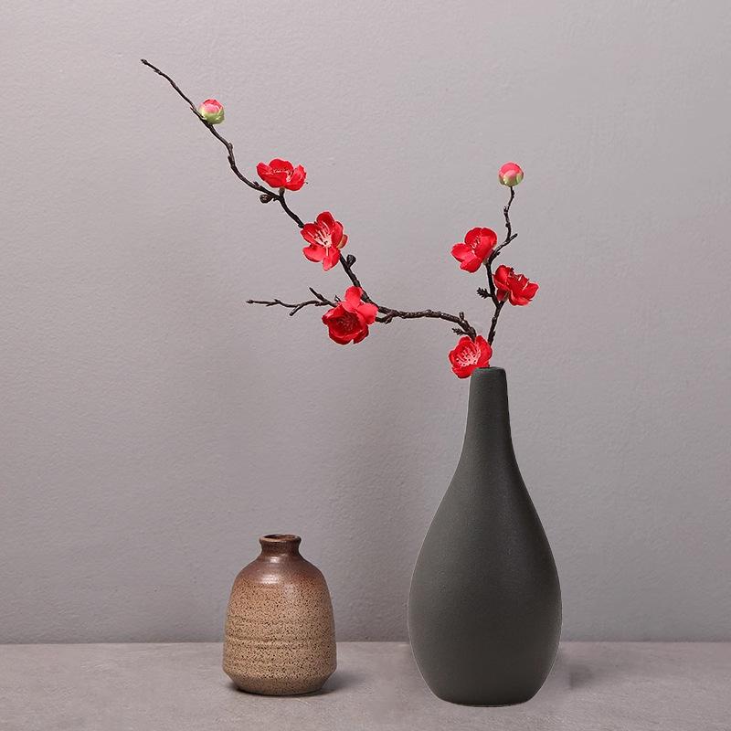 Pflaumenblütenzweig-Dekoration - Künstliche Blumendeko für Wohnzimmer & Esstisch