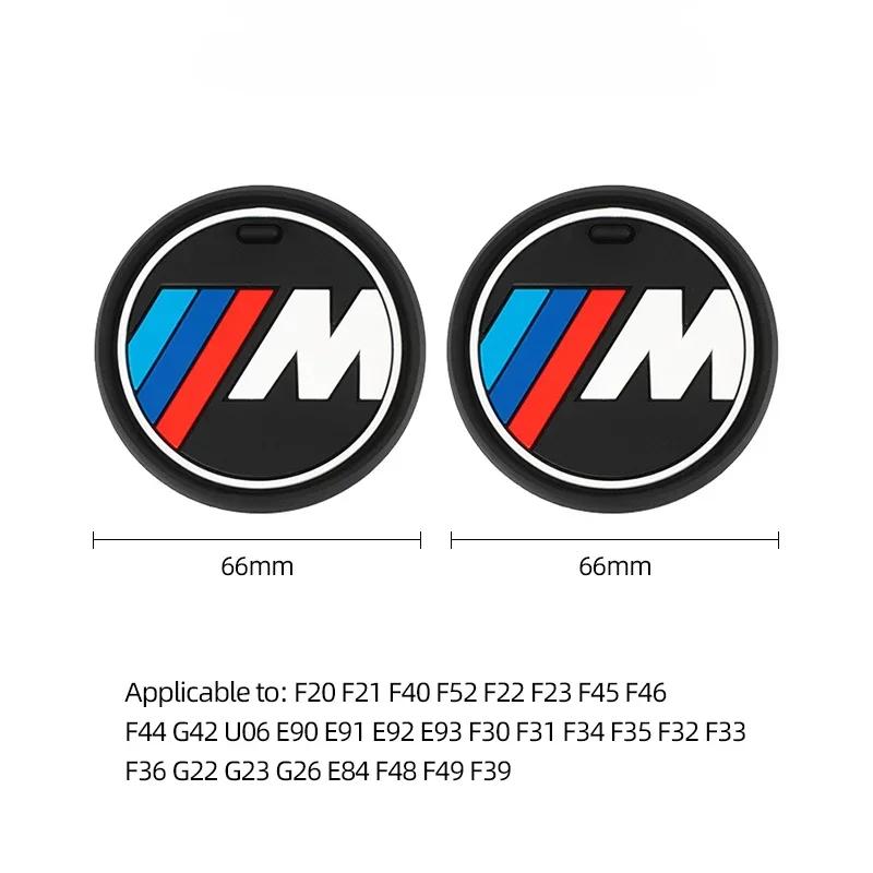 Dla BMW M X3 X5 X6 Samochodowy Wewnętrzny Antypoślizgowy Podkładka Pod Kubek Mata Wodoodporna Podkładka Pod Szklankę Dla BMW M Serii 3 4 5 G30 G32 G01 G02 G05 G22 E60 E90