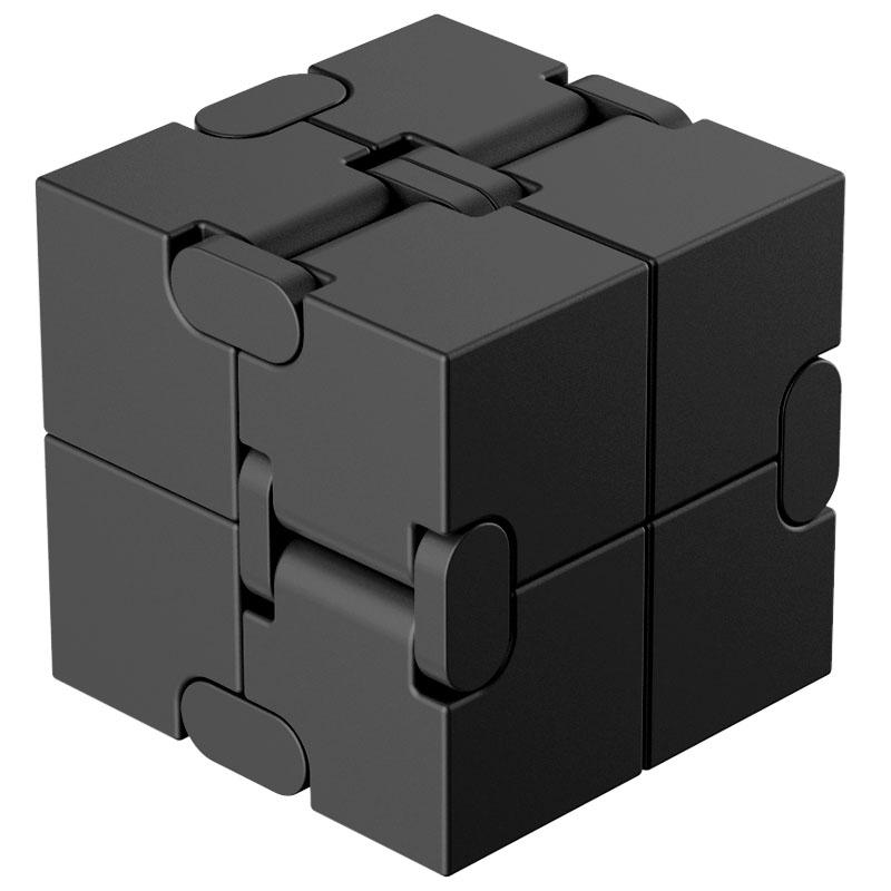 Metal Magic Cube Stress Relief Toy Cube Portable Educational Toys Decompresses Relax Toys for Children Adults Birthday Gift
