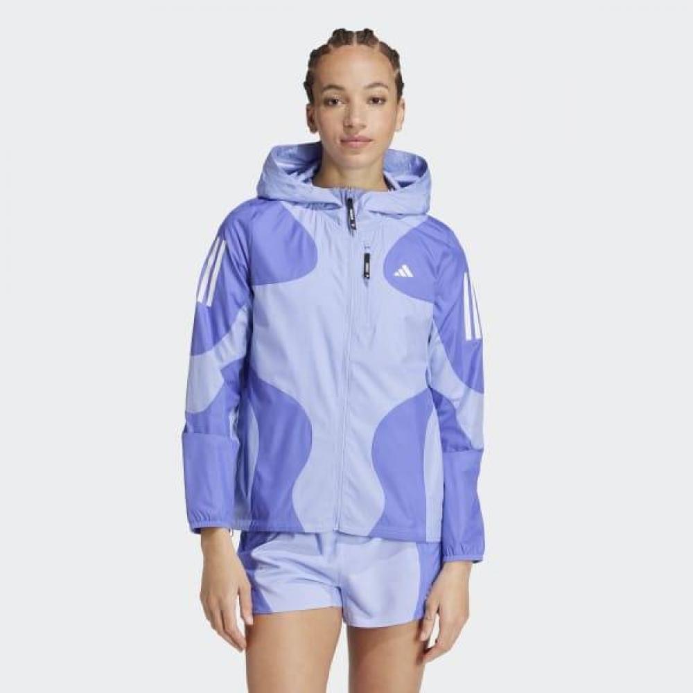 AdidAS Women S runbASe WindlAdy JAcket  A Running JAcket SuitAble For Windy weAther With Eco Friendly mAteriAlS
