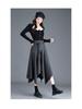 Autumn/Winter 2025 High-Waisted Wool Midi Skirt: Fashionable & Elegant Women's Wear