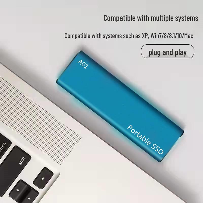 Grenzüberschreitende tragbare SSD-Erweiterung, 500GB-30TB mit Typ-C-Schnittstelle