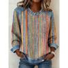 Nuova Felpa da Donna Girocollo Larga Patchwork a Quadri in Denim
