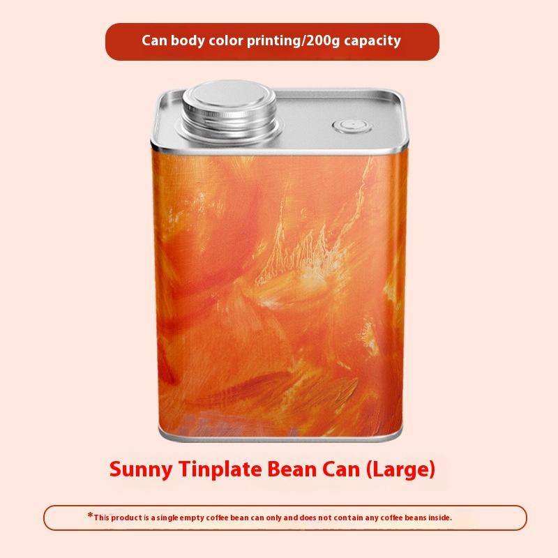 Sealed Pill Box Portable Empty Tins Coffee Bean Sealed Tin Can For Outdoor Camping Fresh Breathing Tin Box Packaging Storage