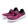 Women's Casual Running Breathable Knitted Mesh Fabric Dance Sneaker Shoes