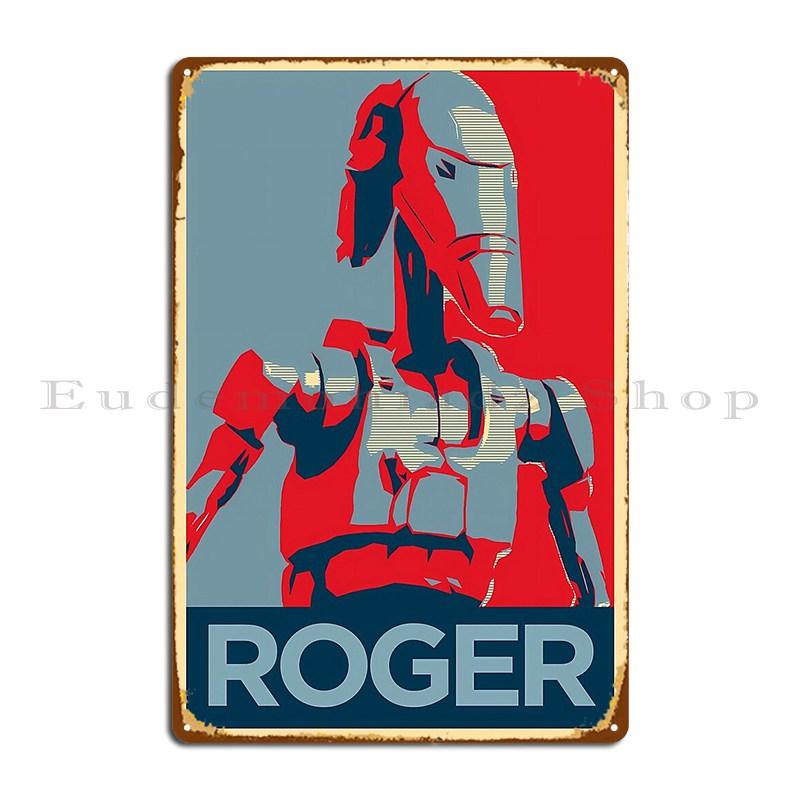 

Battle Droid Roger Obama Hope Metal Signs Mural Garage Mural Designing Vintage Tin Sign Poster 20x30cm（7.8x11.8inch）
