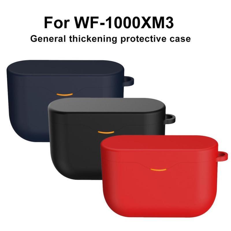 Silikonowe etui o grubości 1,5 mm, Ochronna osłona na słuchawki, Etui na zestaw słuchawkowy do Sony WF-1000XM3