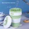 Silica Gel 350ML Coffee Mugs Travel Collapsible Silicone Cup Folding Water Cups BPA Food Grade Drinking Ware Mug Tea