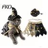 Halloween Wizard Cloak for Pets 1 Set Cat Witch Costume, Black Cape And Hat, Moon Costume Star Pointed Hat Cats Small Medium Dogs Festive