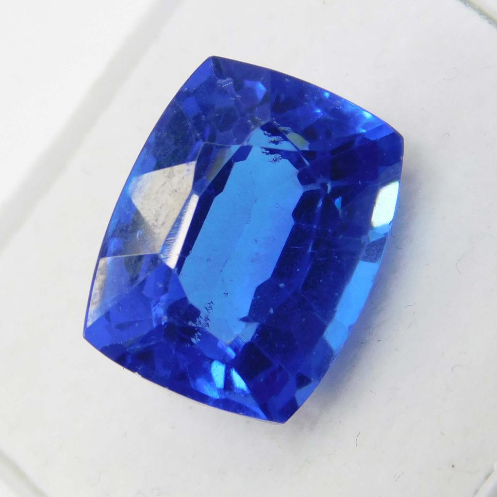 Real Cushion Shape 10.20 Carat CERTIFIED Natural Blue Sapphire Loose Gemstone A-1611