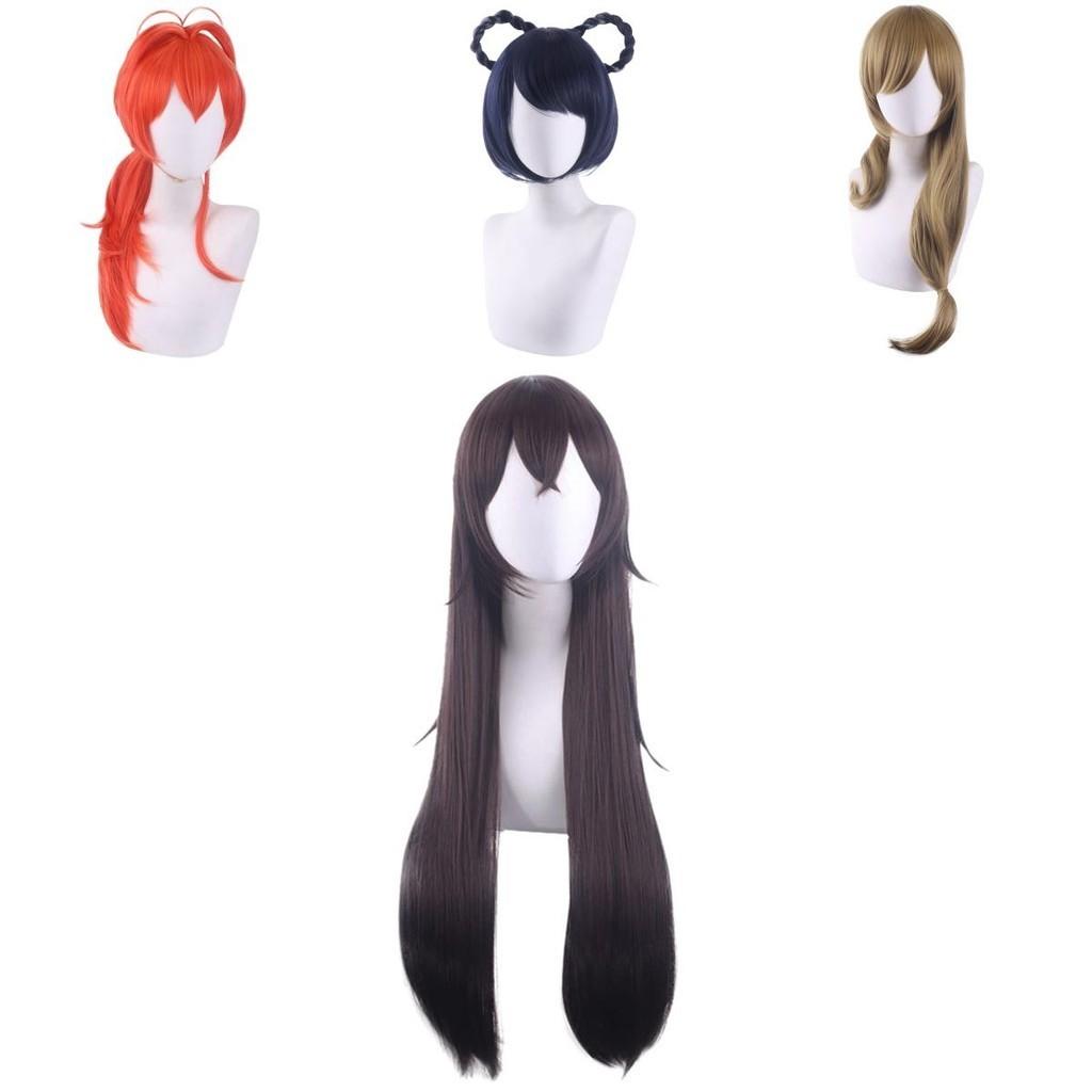 Genshin Impact Cosplay Wig For Stunning Characters Venti Keqing Barbara Diluc Ganyu Hutao