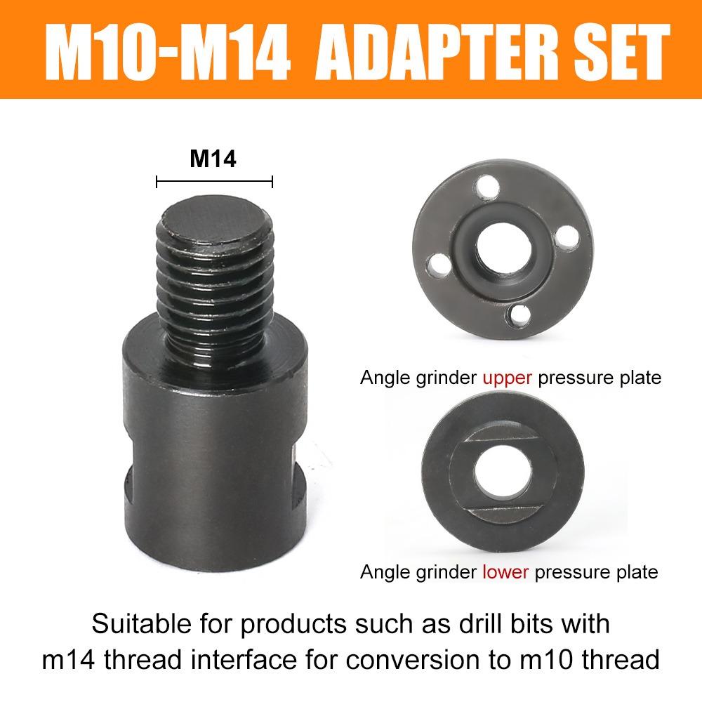 1Pcs Adaptive Shaft Thread Converter Connector M10 M14 5/8-11 Connecting Rod
