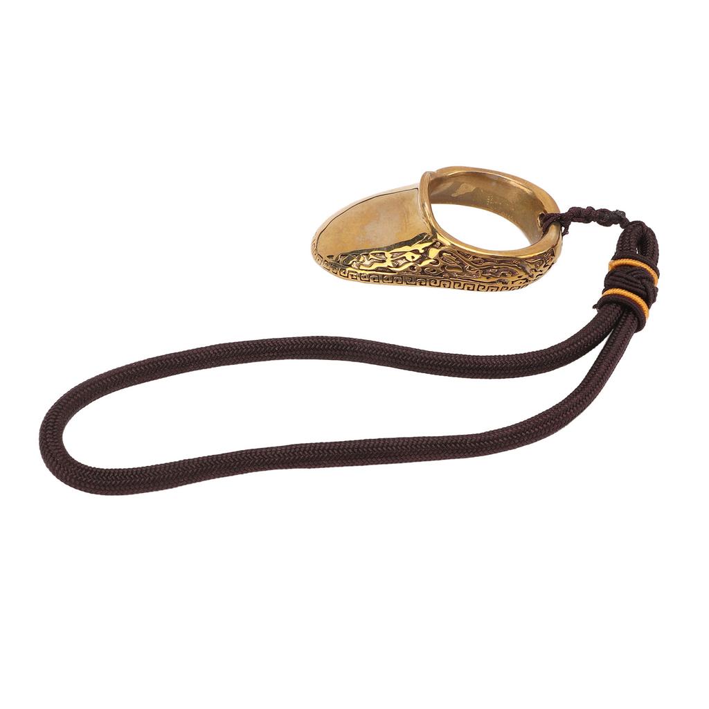 Bogenschießen Daumen Ringe Gute Schutz Gravur Muster Daumen Schutz Ringe mit Anti Verloren Seil für