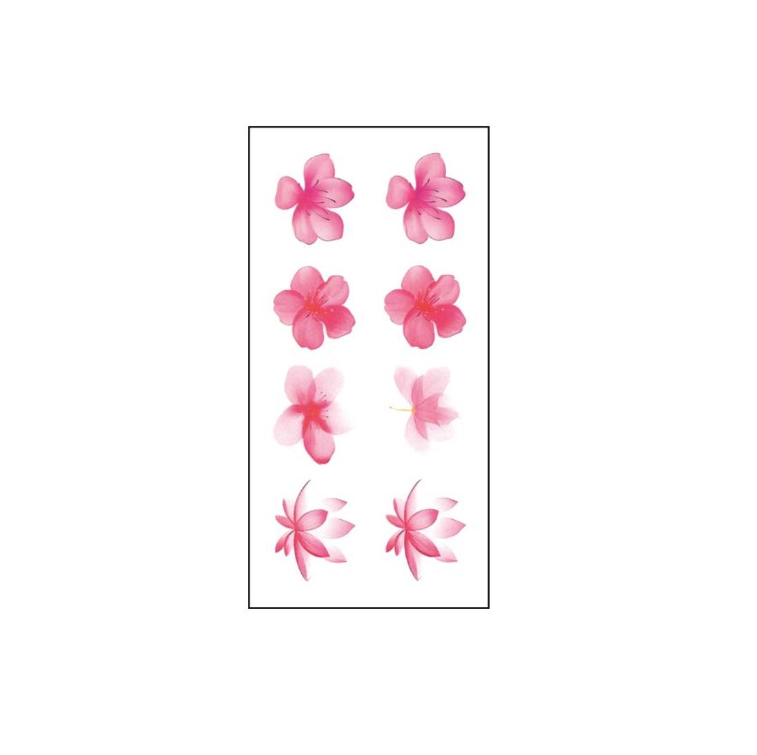 

Waterproof Long-lasting Aesthetic Flower Tattoo Sticker for Collarbone 5x10 (Bare Pack)