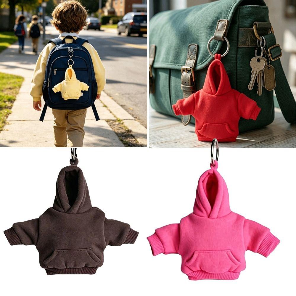 Soft Squeeze Mini Hoodie Keychain Hoodie Design Squeeze Fidget Toy  Relieve Anxiety