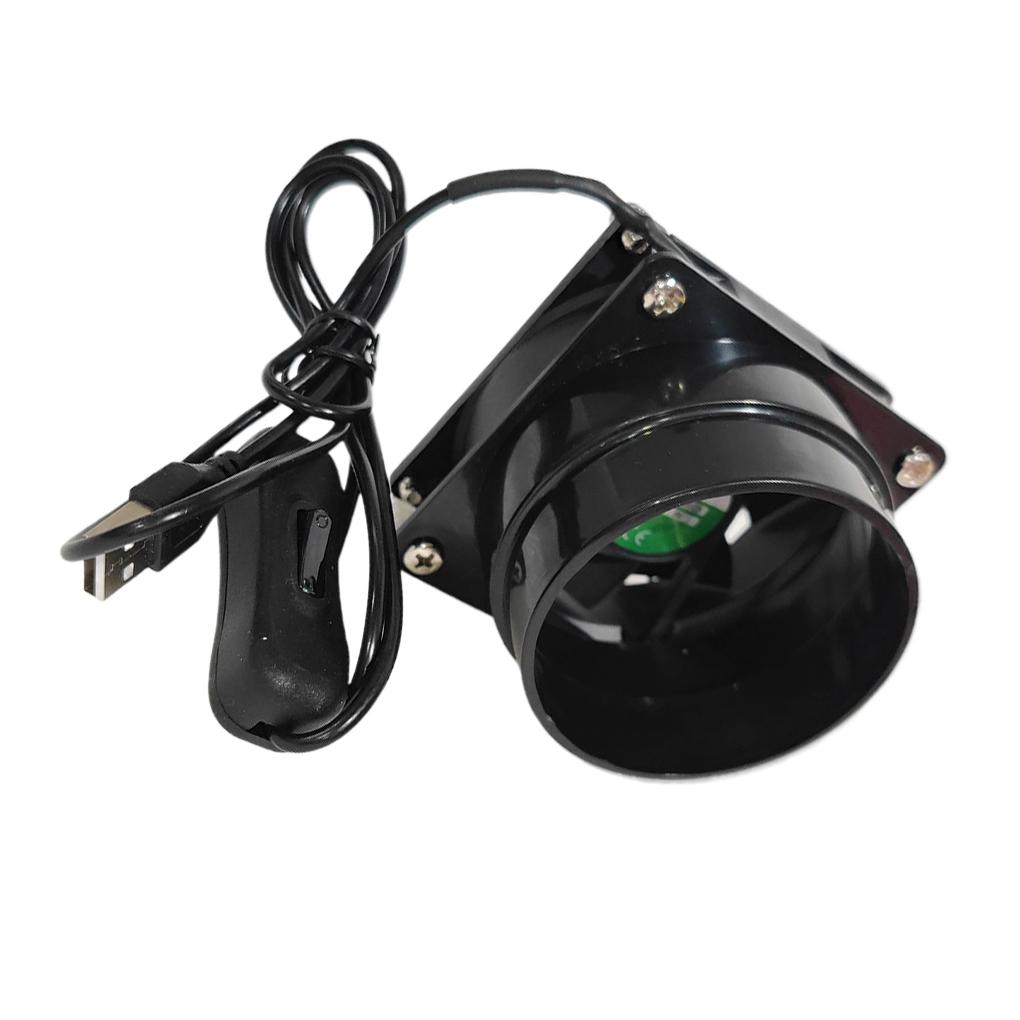 Hochgeschwindigkeits-Abluftventilator mit 1 m Rohr - Langlebiger Lüfter für Haus, Badezimmer, Garage, Arbeitsplatz