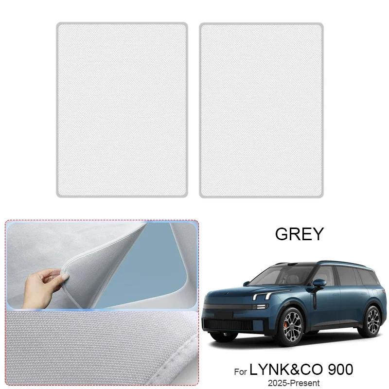 Car Suede Fabric Anti-uv For LYNK&CO 900 2025-Present Electrostatic Adsorption Sunroof Sunshade Auto Heat Insulation Skylight
