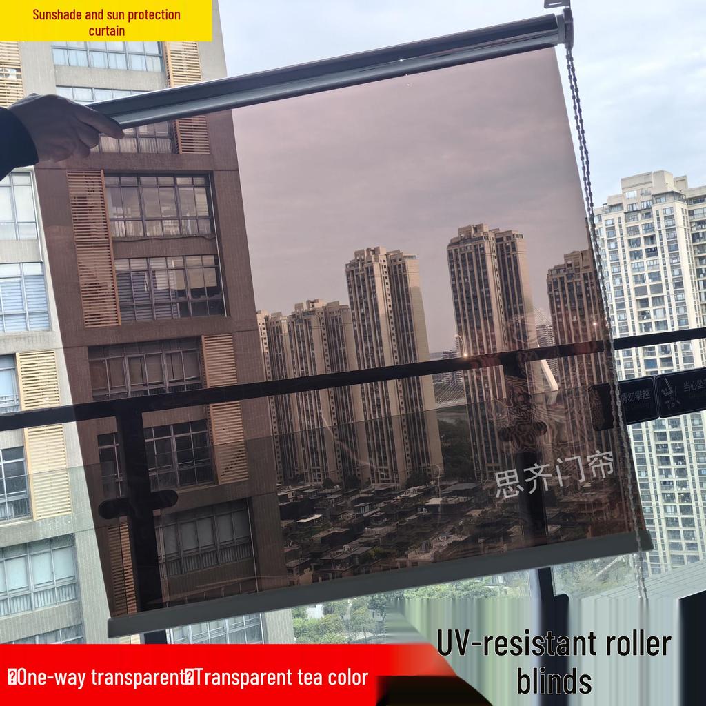 Sun Protection Roller Blinds: Heat Insulation & Light Blocking Curtains for Office & Bedroom